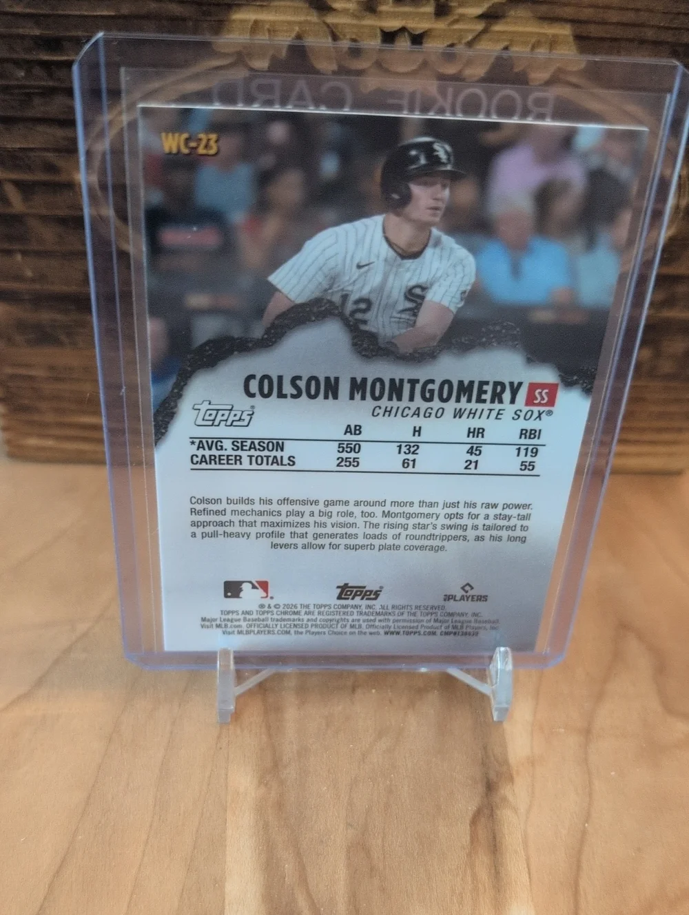 2026 Topps Chrome Colson Montgomery Wrecking Crew Rookie Card White Sox